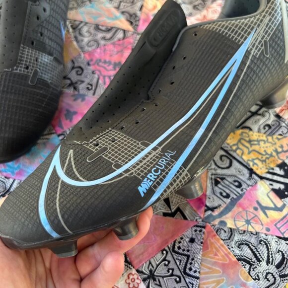 Nike Mercurial Vapor 14 Academy Mens Size 10.5 Running Soccer Cleats CU5691-004 - Picture 5 of 8